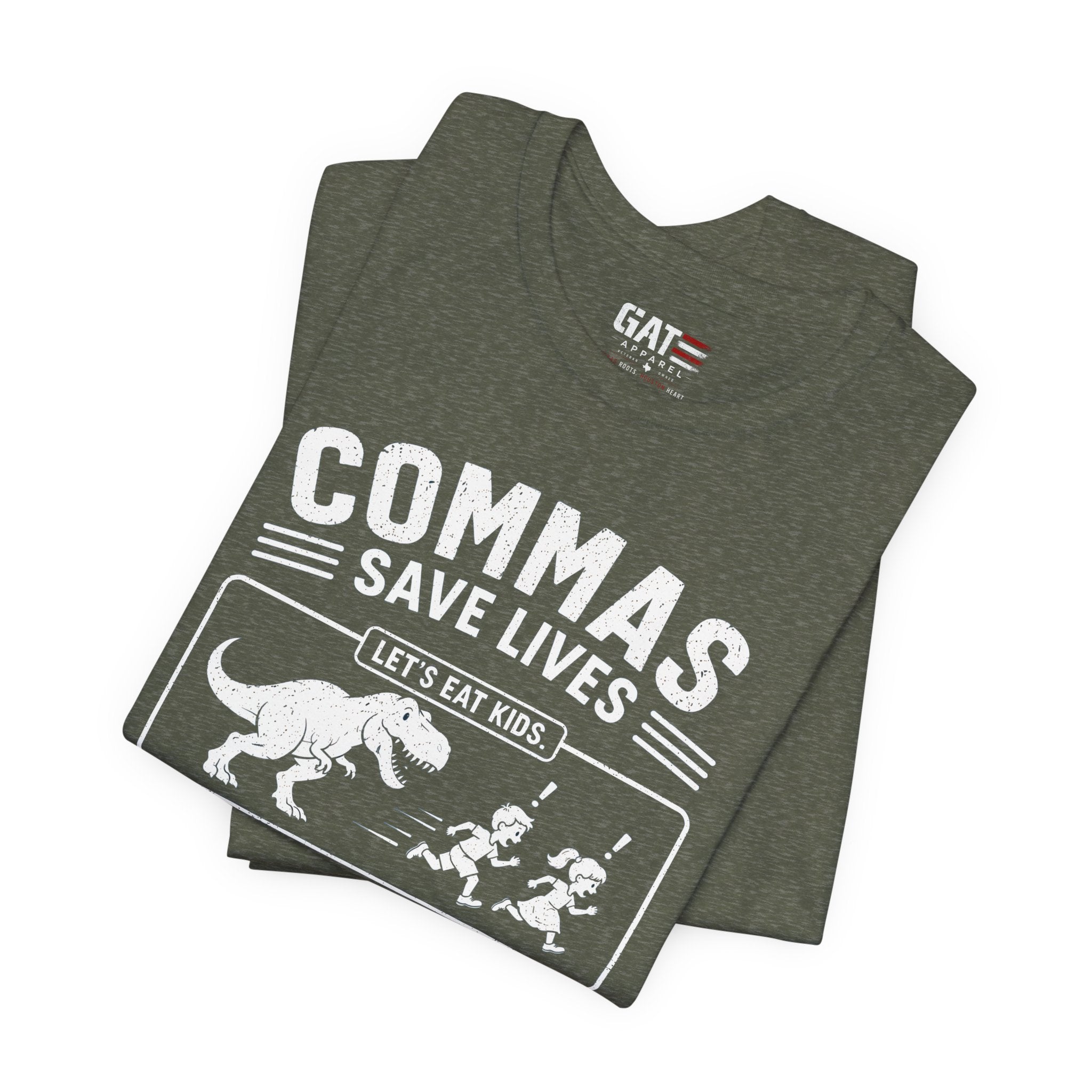 Funny Grammar Shirt, Commas Save Lives Shirt, Let's Eat Kids Tee, English Teacher Shirt, Punctuation Shirt, ELA Teacher Gift, Back to School