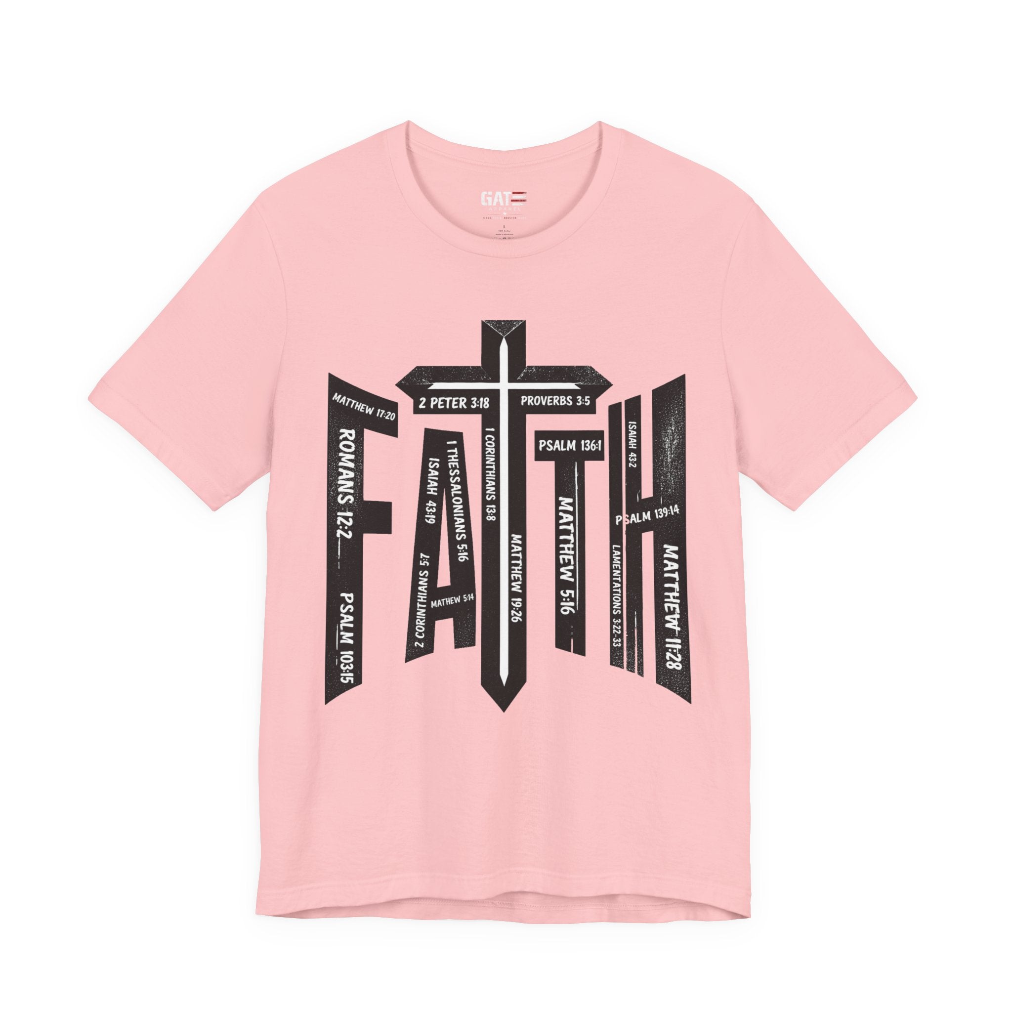 Faith Cross T-Shirt – Bible Verse Reference Graphic Tee