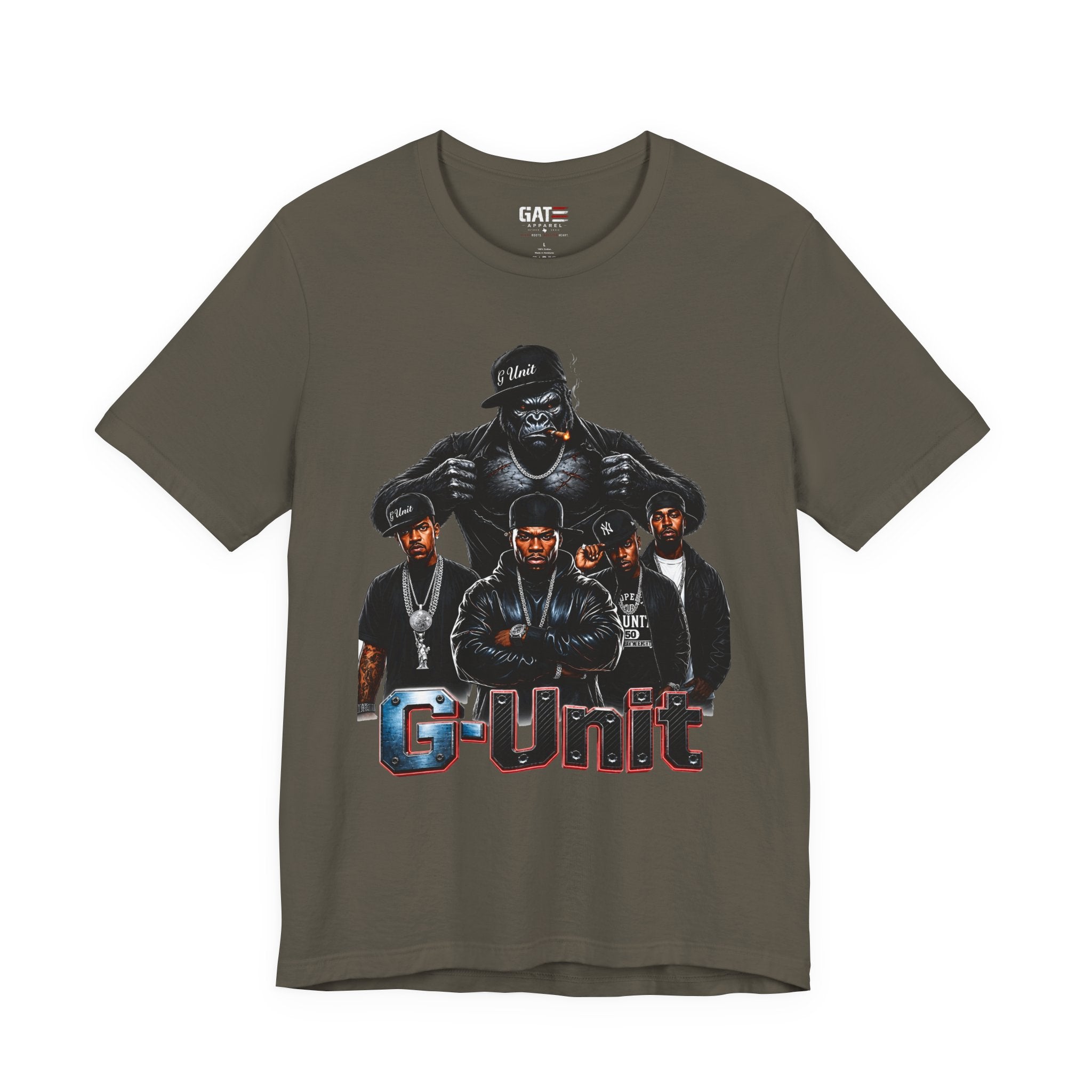 G-Unit Retro Rap Group Tee — Vintage Hip-Hop Graphic T-Shirt