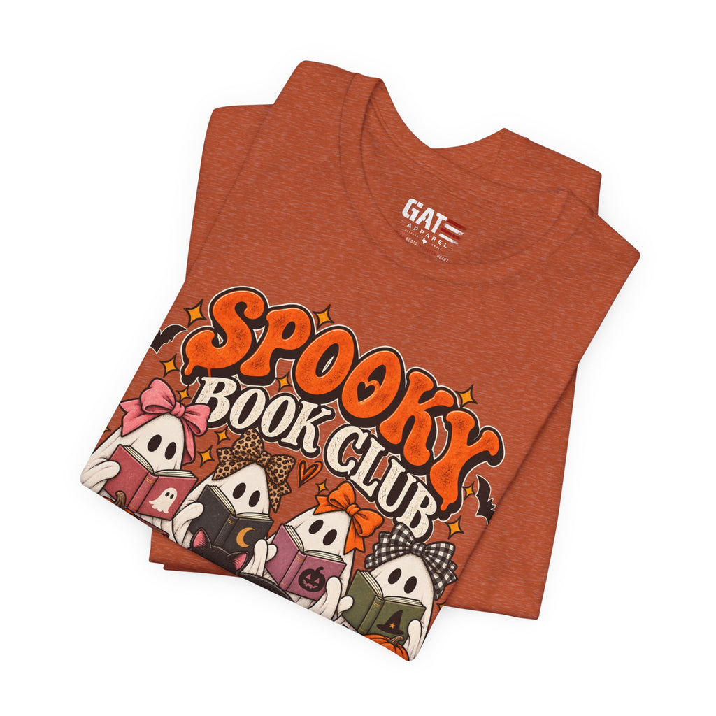 Spooky Book Club Halloween Shirt | Ghost Reading Tee