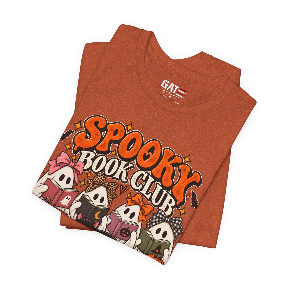 Spooky Book Club Halloween Shirt | Ghost Reading Tee