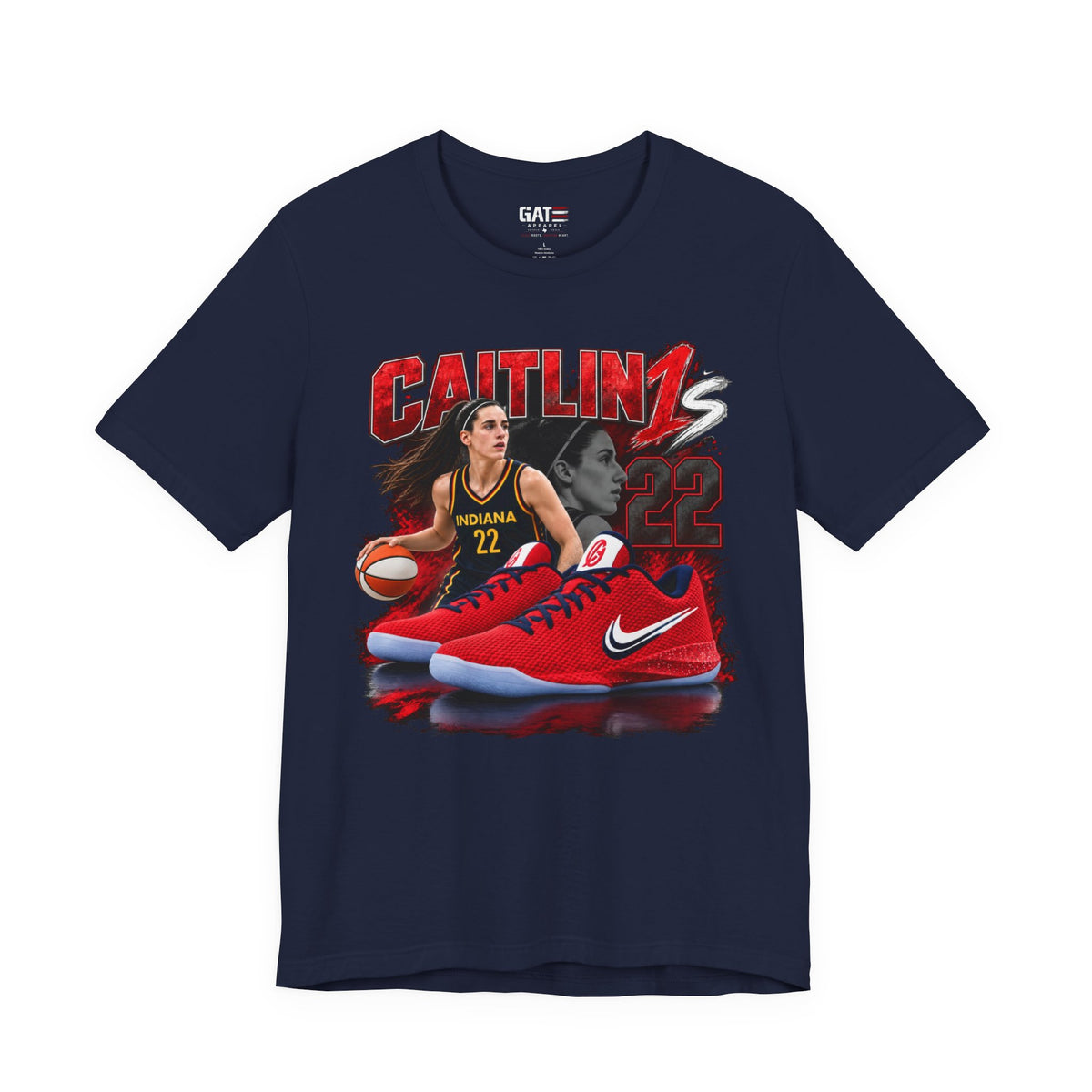 Caitlin Clark Caitlin 1s USA Reds Sneaker Shirt