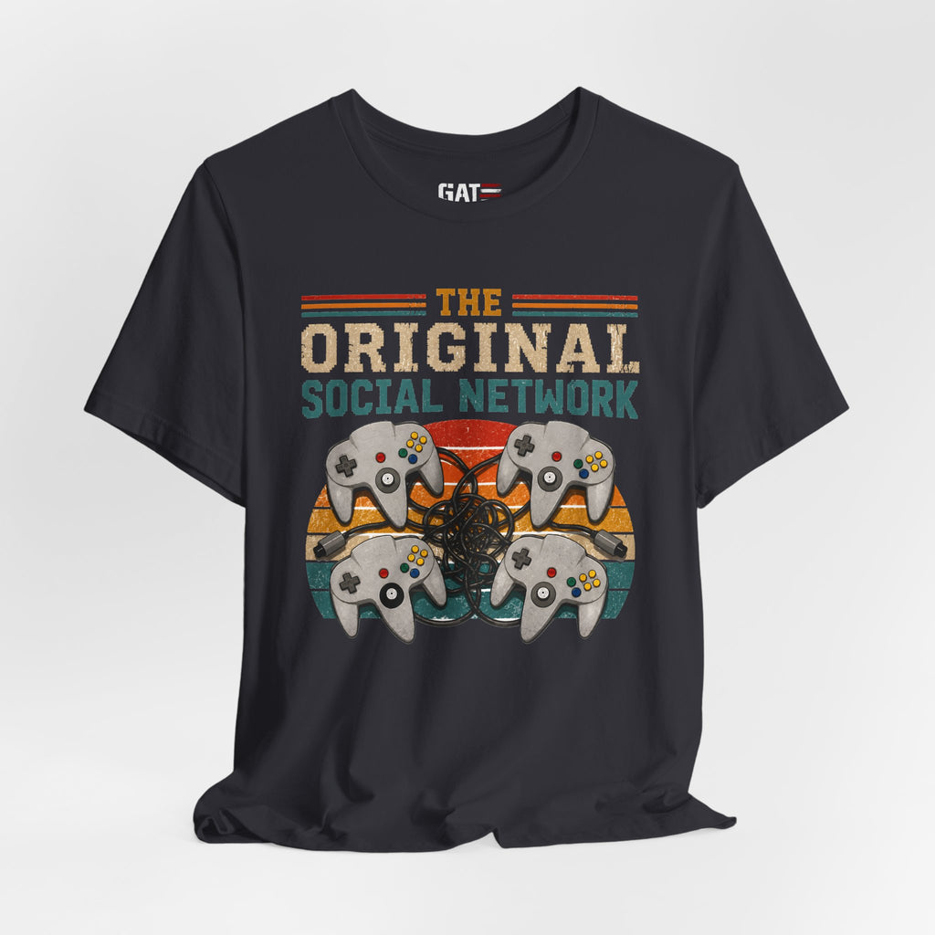Original Social Network Shirt, Retro Gamer Shirt, N64 Inspired Gaming Tee, 90s Gamer Gift, Vintage Video Game Shirt