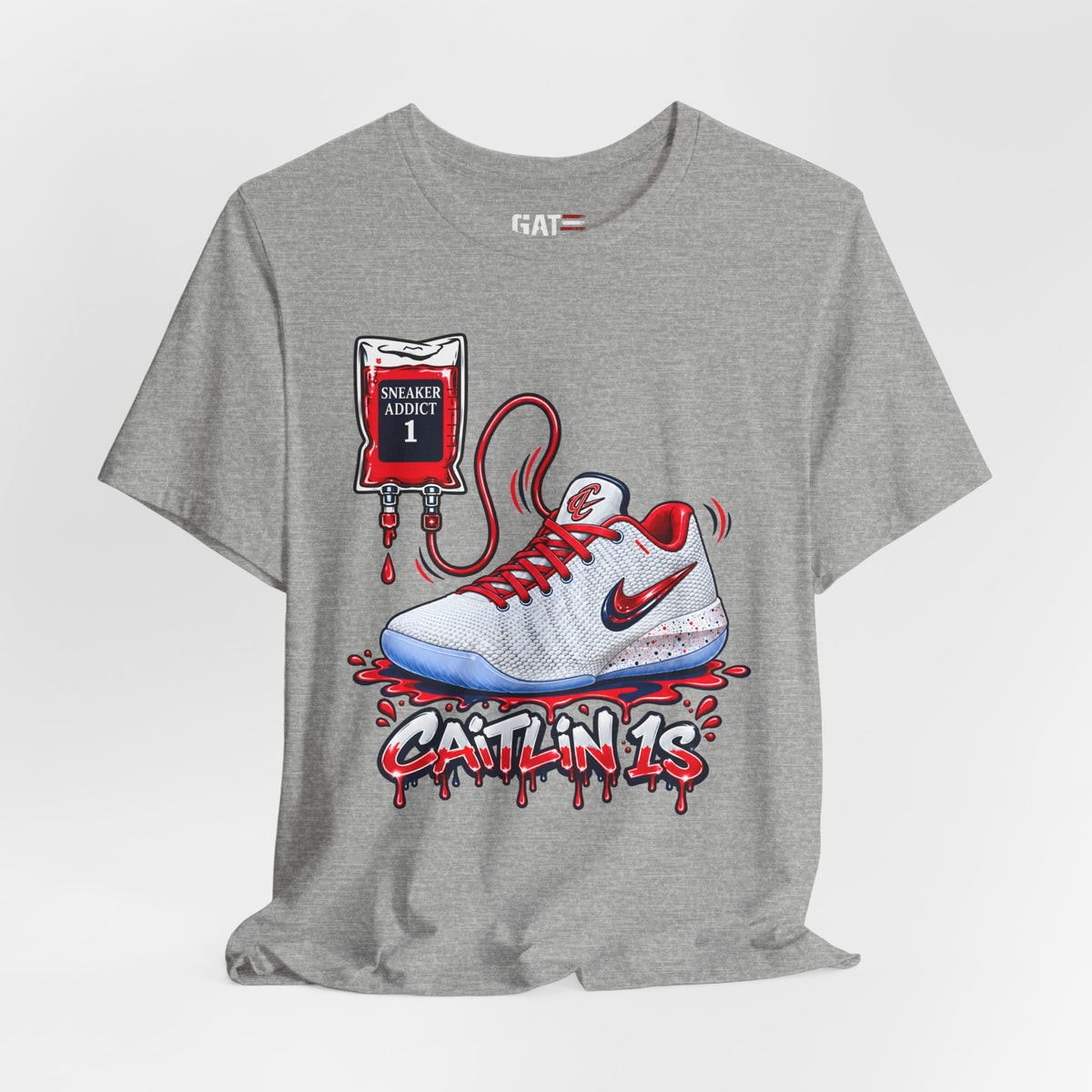 Caitlin Clark Caitlin 1s Addict Whites Sneaker Shirt