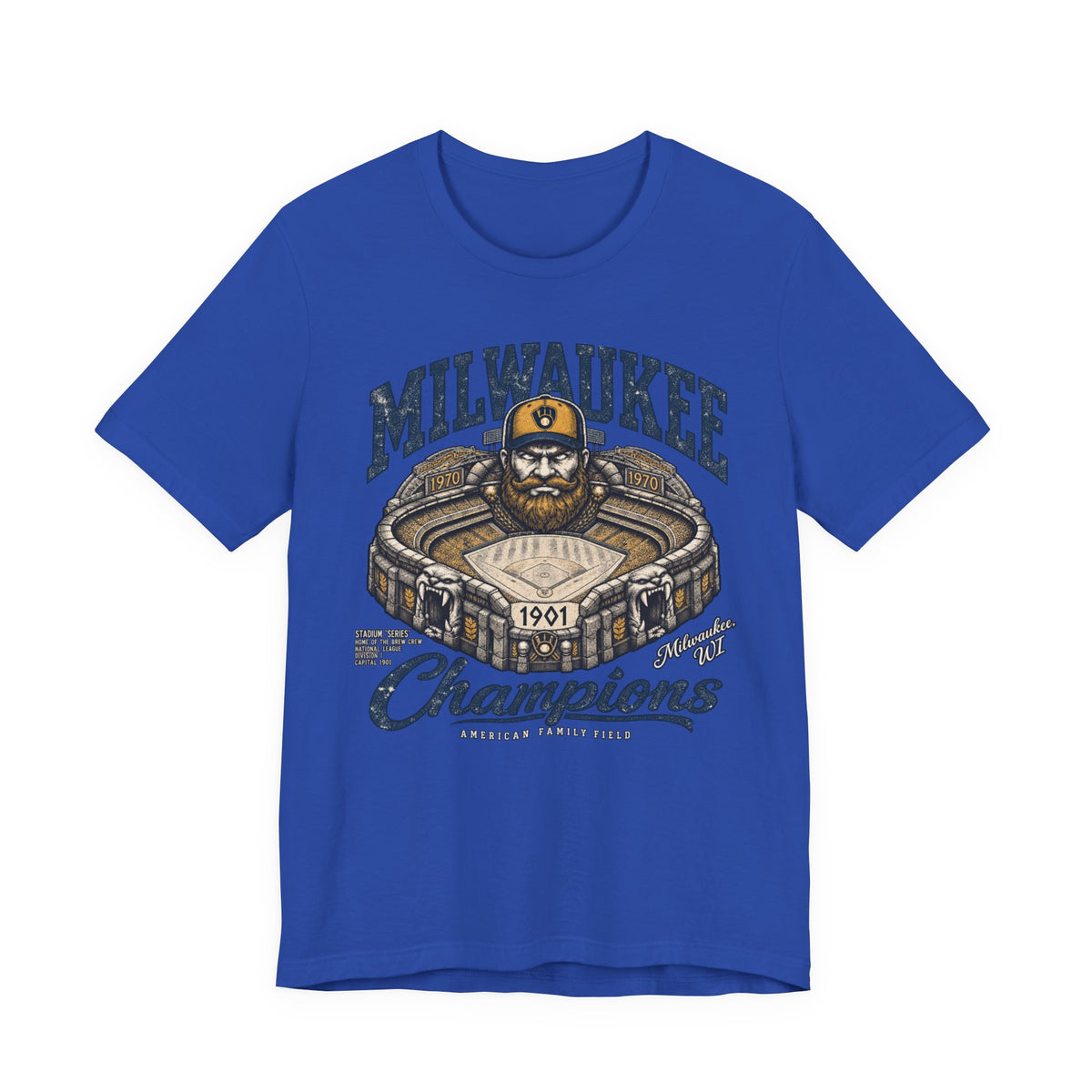 Milwaukee Brewers stadium Champions fan graphic T-shirt - alternate product photo 2