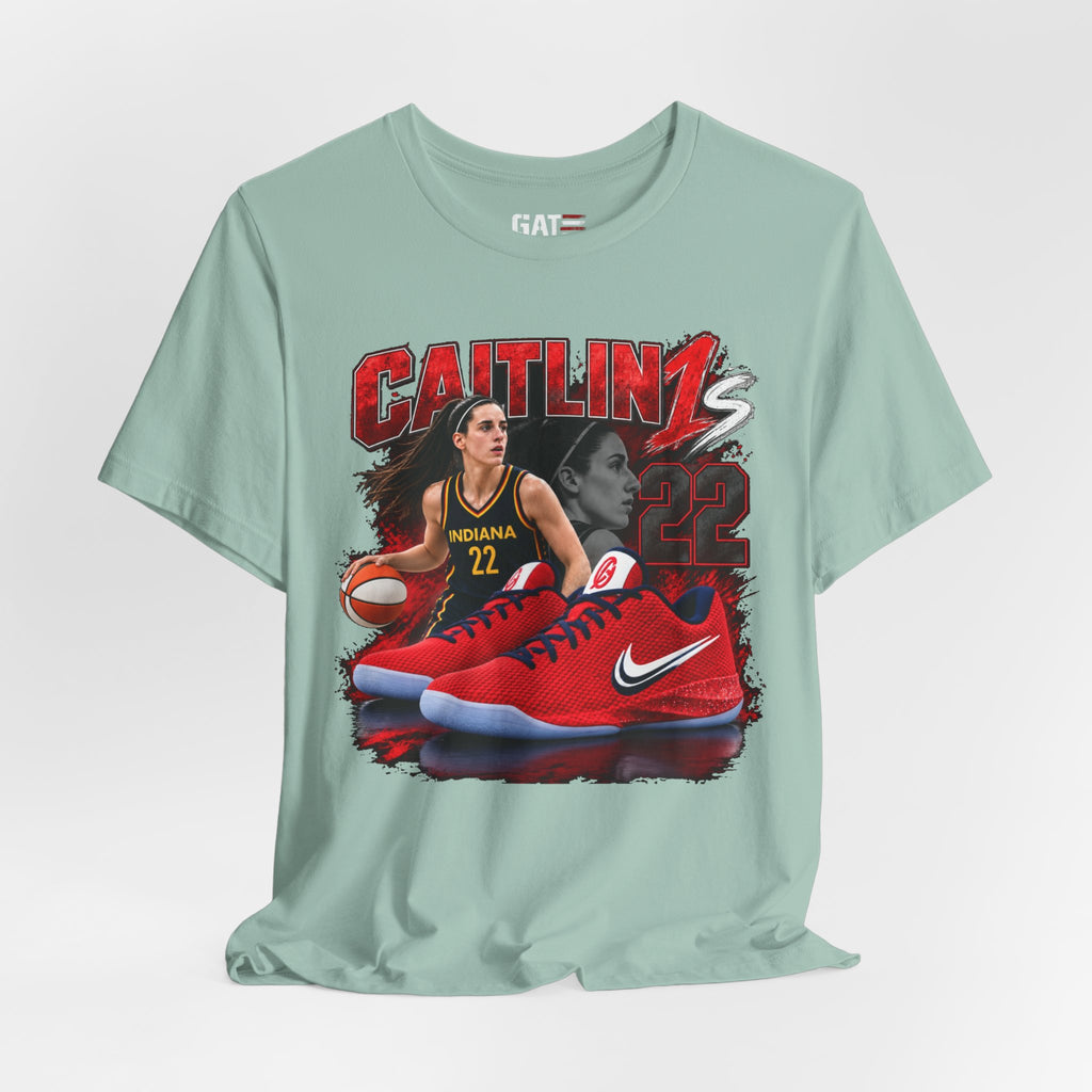 Caitlin Clark Caitlin 1s USA Reds Sneaker Shirt