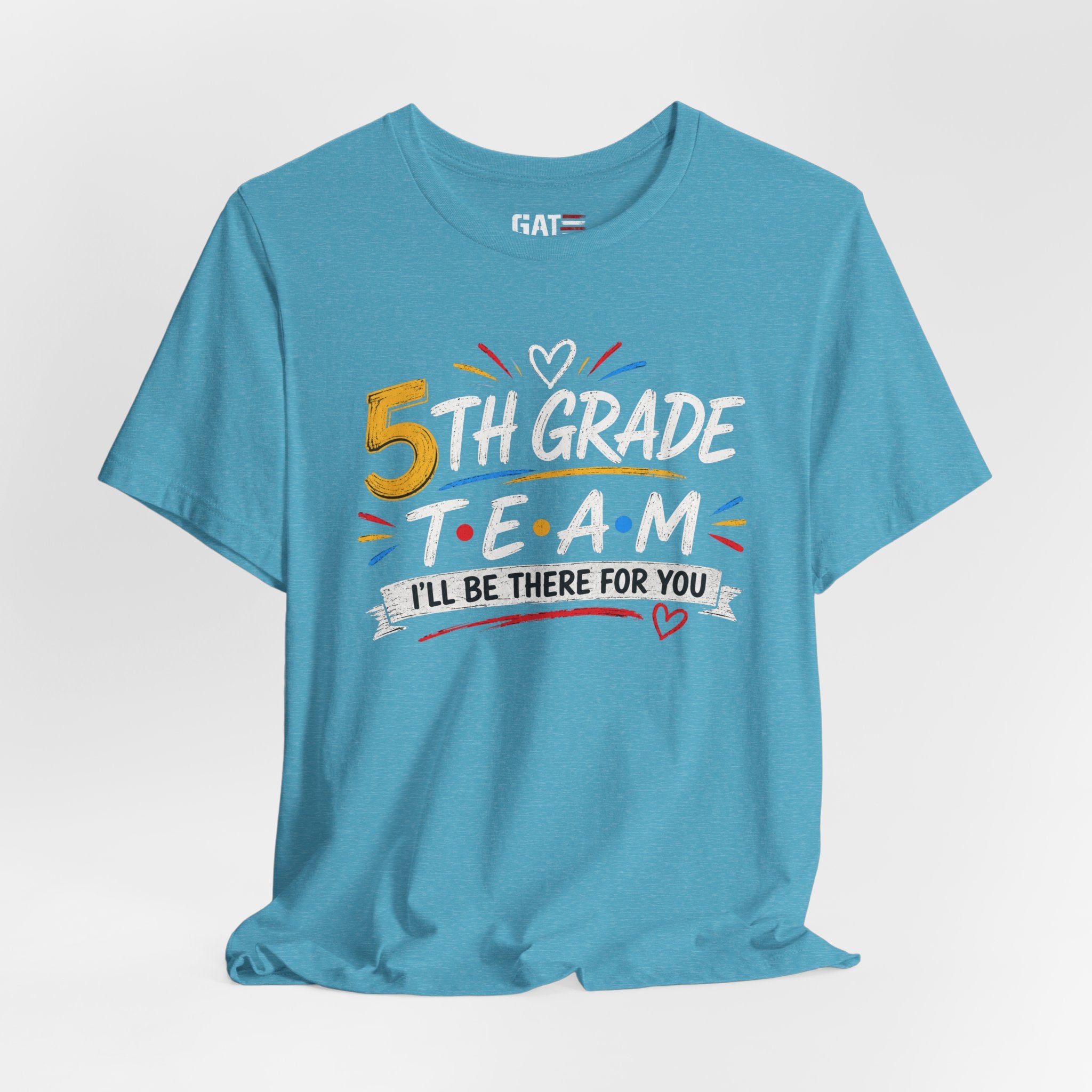 5th Grade Team Tee, Teacher Squad Shirt, Color Dot Inspired Teacher Shirt, Grade Level Team Gift, School Staff Apparel, Friends Theme
