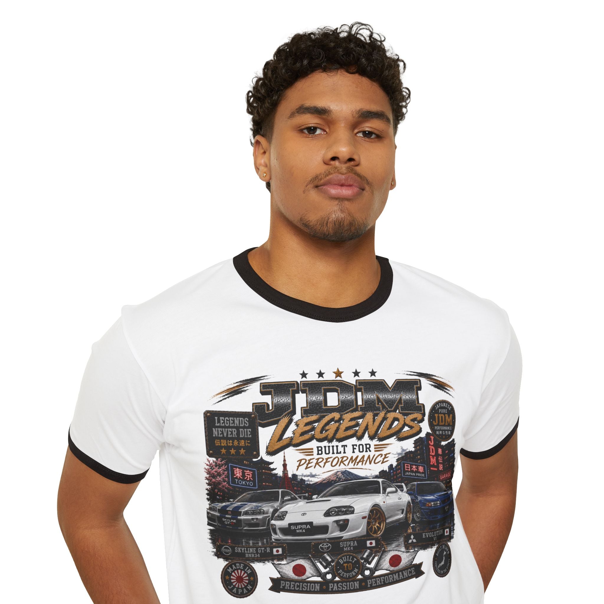 JDM Legends Toyota Supra MK4 Skyline GT-R Evo VI Vintage Graphic T-Shirt