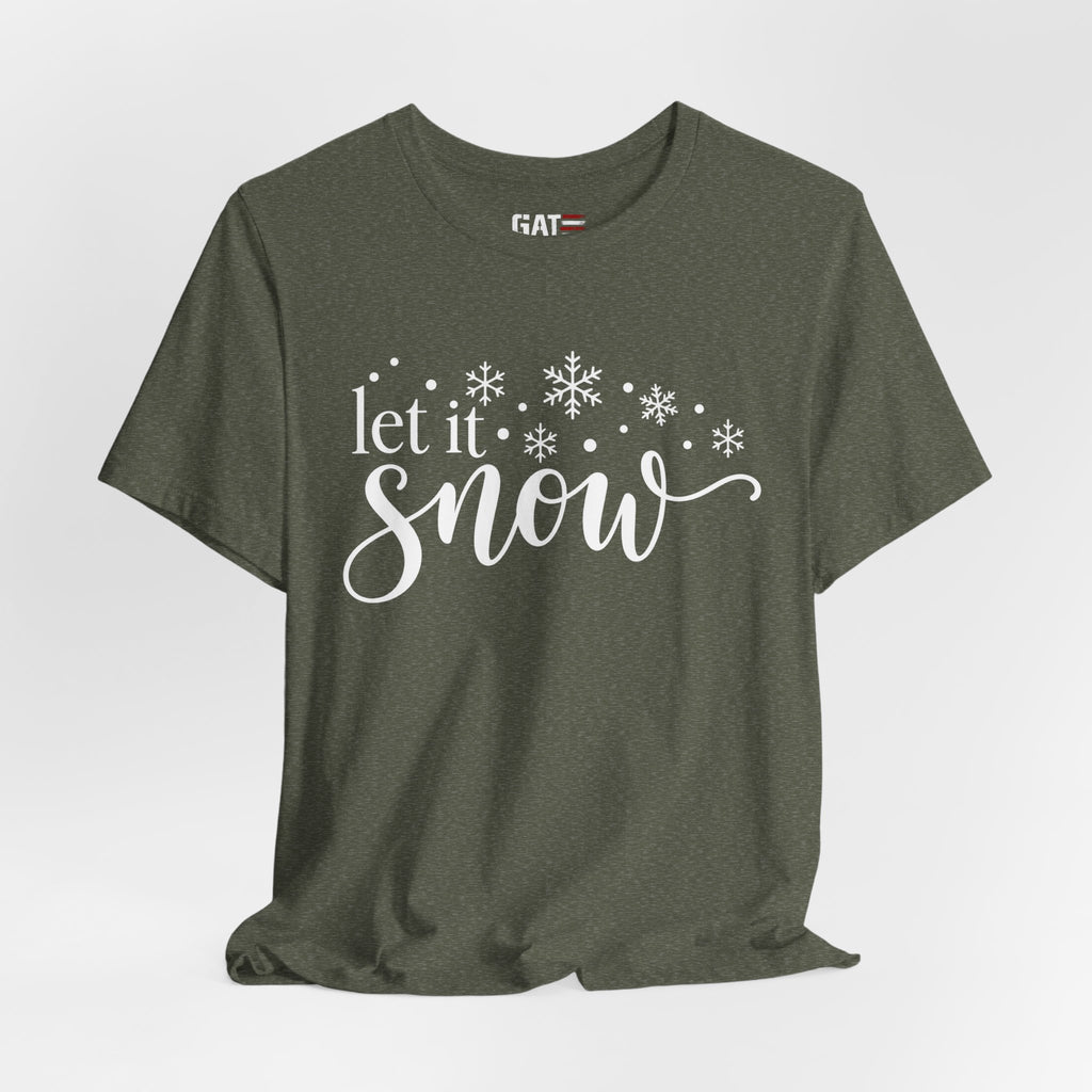 Let It Snow Winter Shirt - product mockup view 27