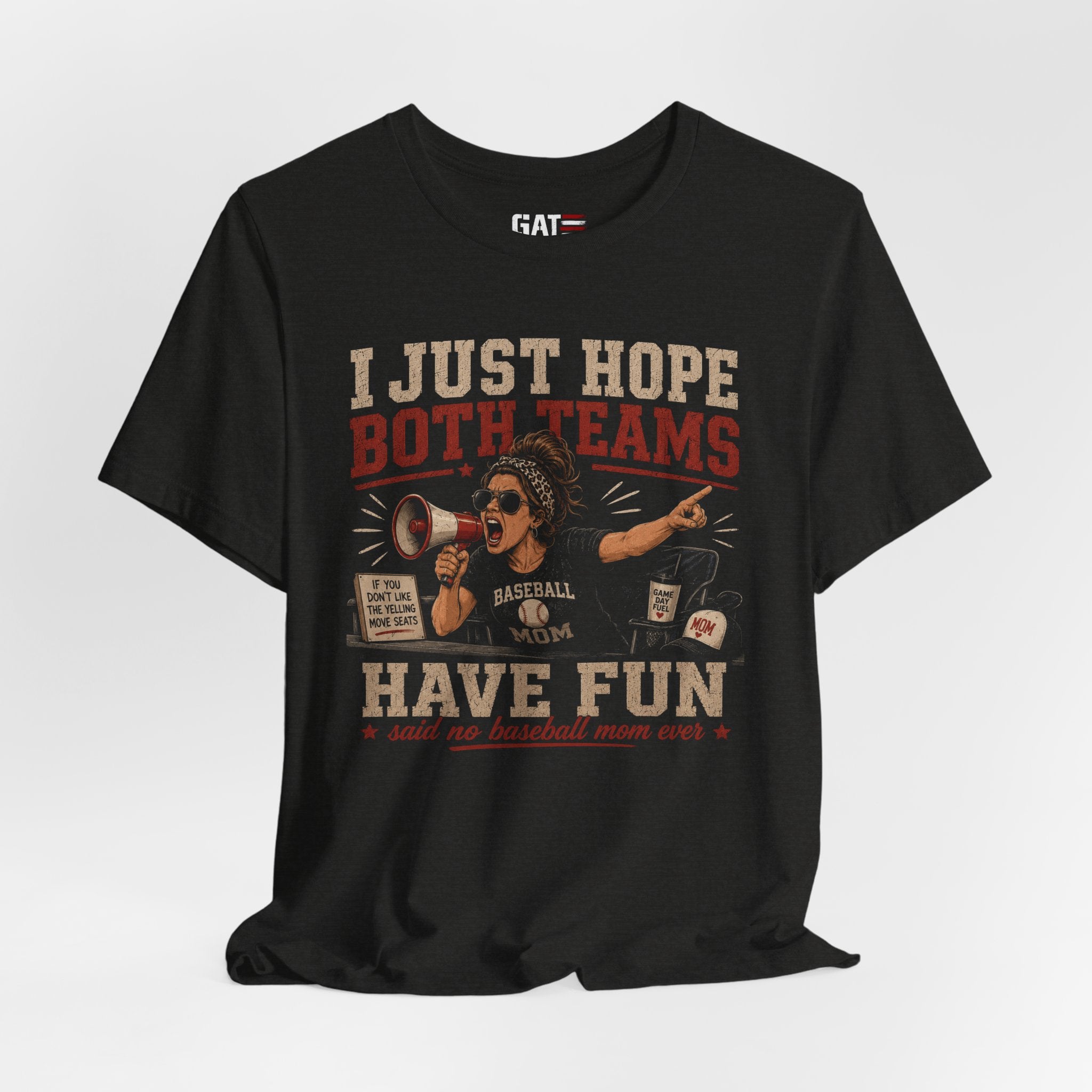 Just Hope Both Teams Have Fun Shirt, Baseball Mom Shirt, Funny Sports Mom Tee, Game Day Shirt, Gift for Baseball Moms