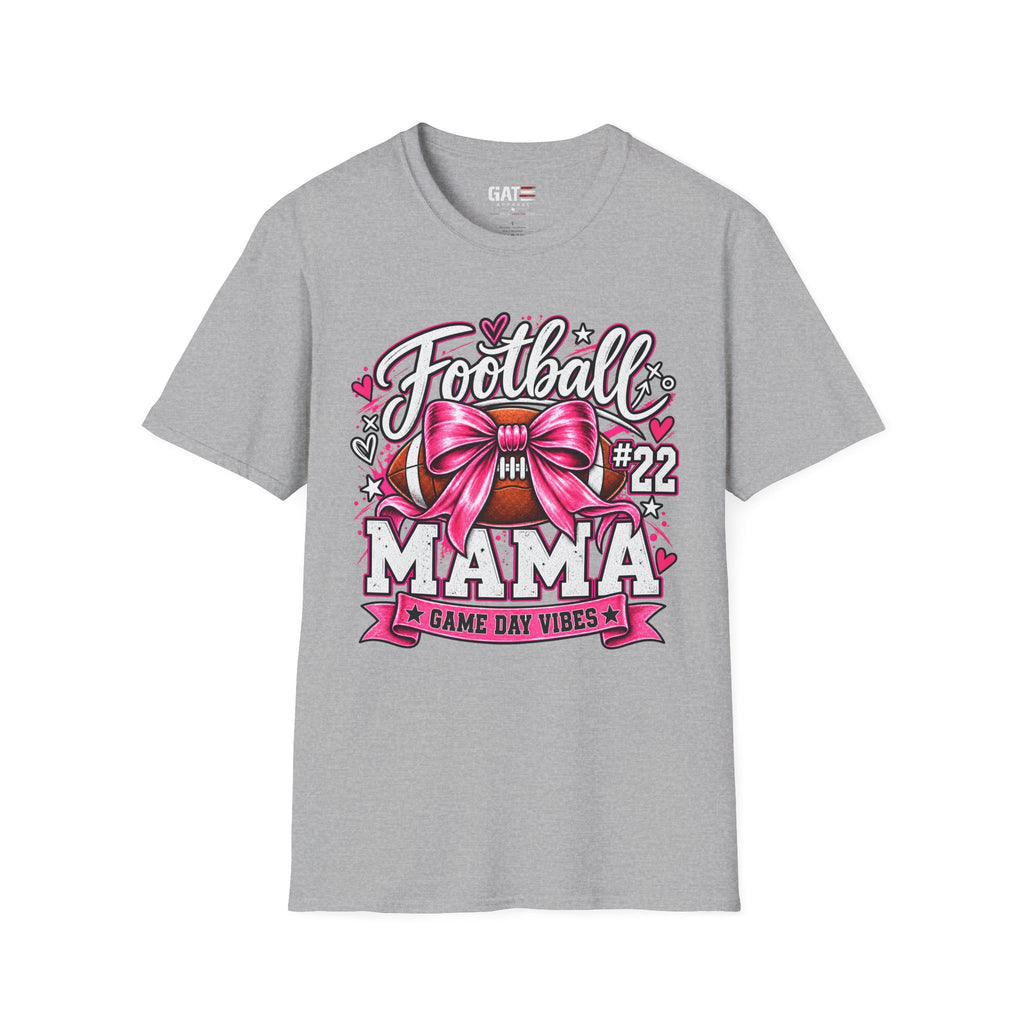 Personalized Football Mom Player Shirt | Custom Name & Number