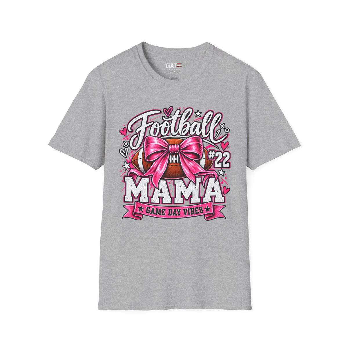 Personalized Football Mom Player Shirt | Custom Name & Number