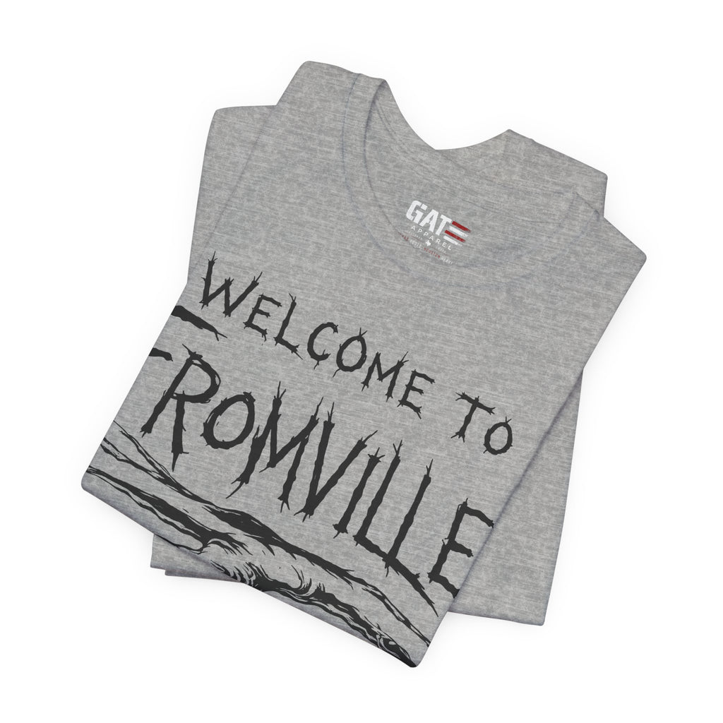Welcome to Fromville T-Shirt —  Horror Town Graphic Tee