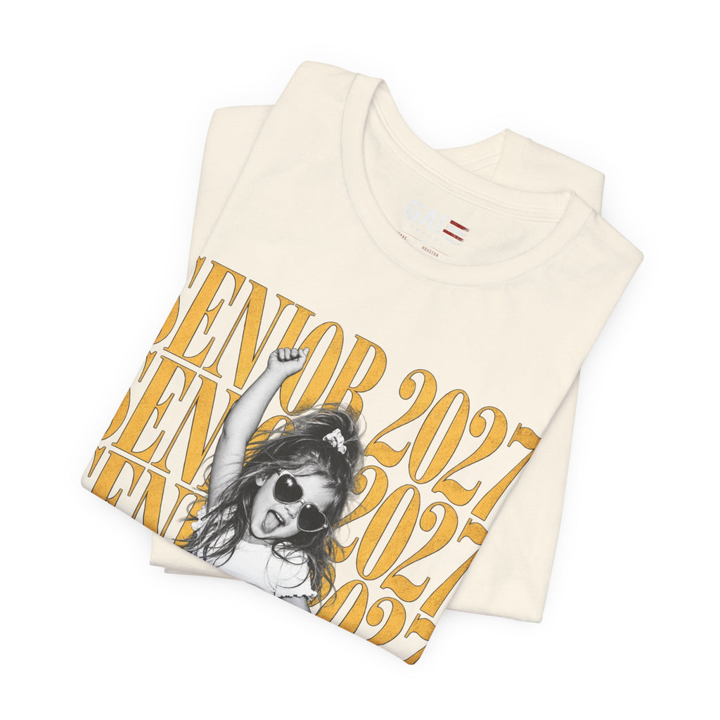 Personalized Senior 2027 Photo Shirt | Graduation Tee