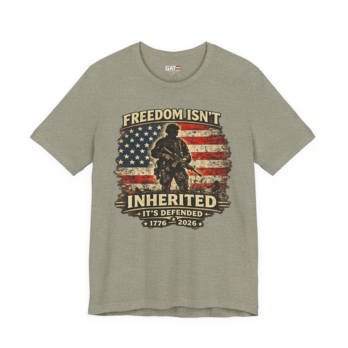 Freedom Isn't Inherited 1776-2026 Shirt | Veteran Tee