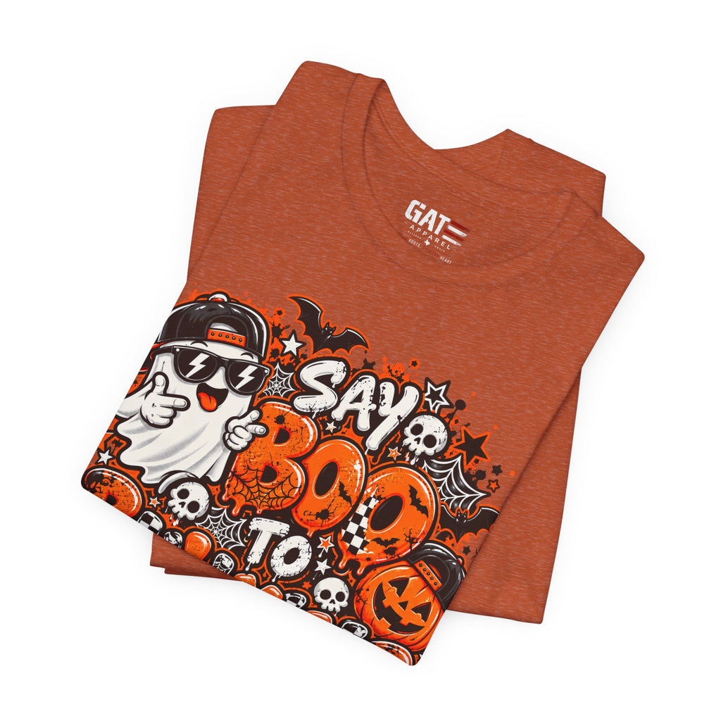 Anti-Bullying Teacher Shirt – Say Boo to Bullying Halloween Tee – product photo