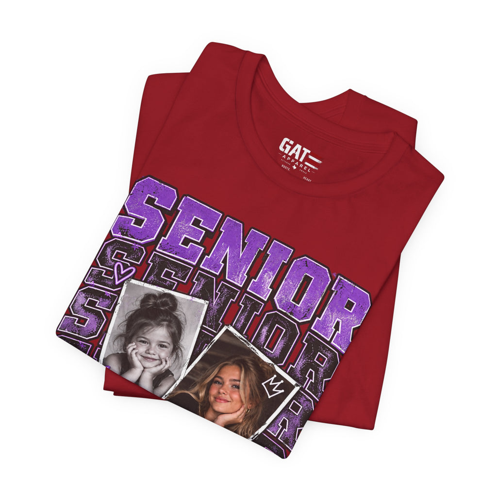 Senior 2027 Then & Now Yearbook Photo Shirt