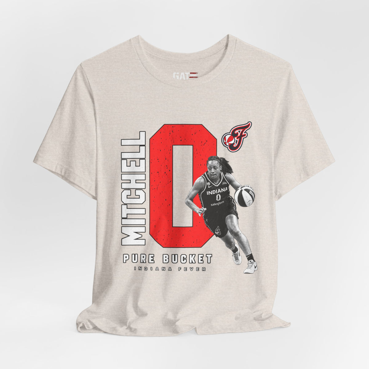 Kelsey Mitchell Shirt | Indiana Fever WNBA Basketball Tee