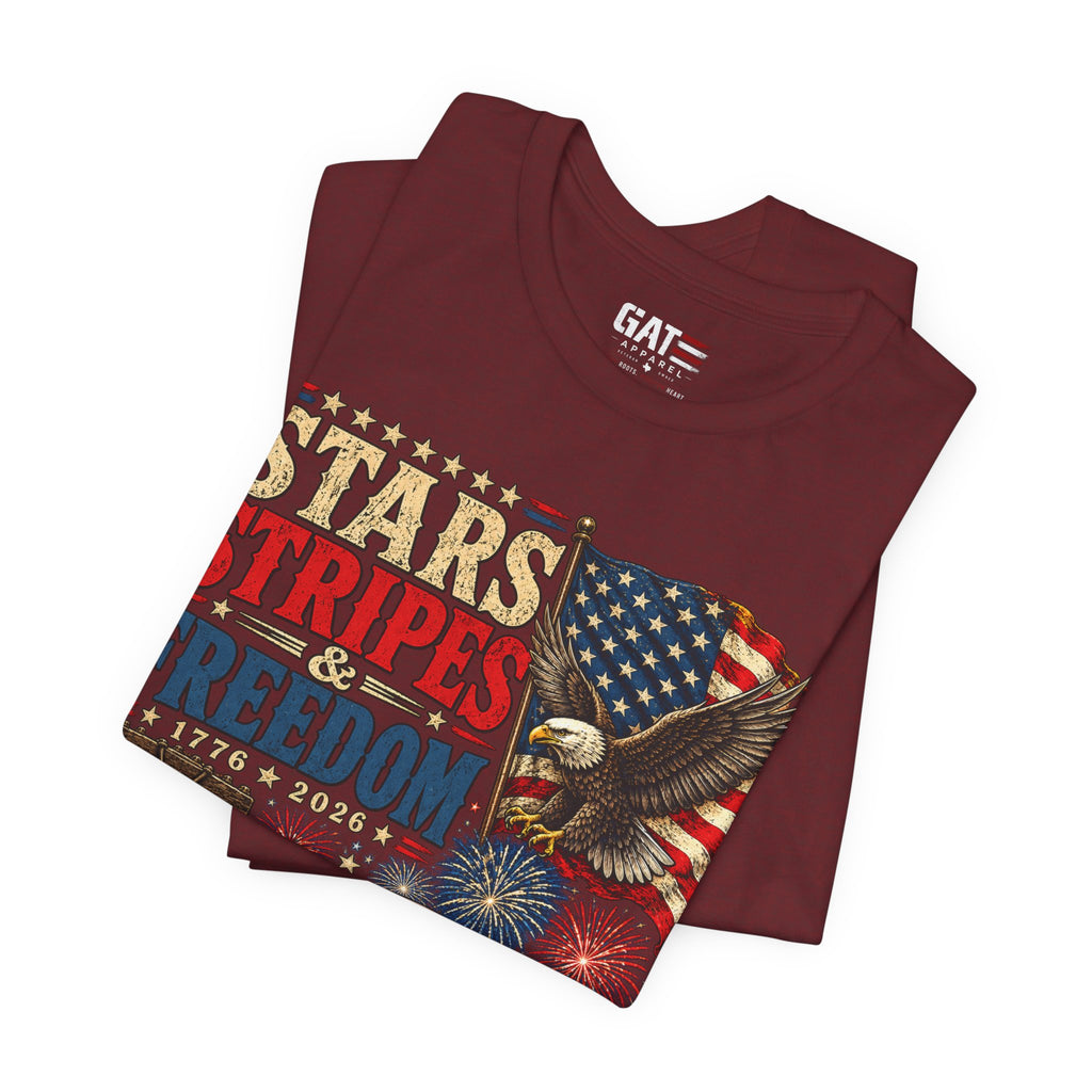 Stars Stripes & Freedom Shirt | Patriotic American Tee