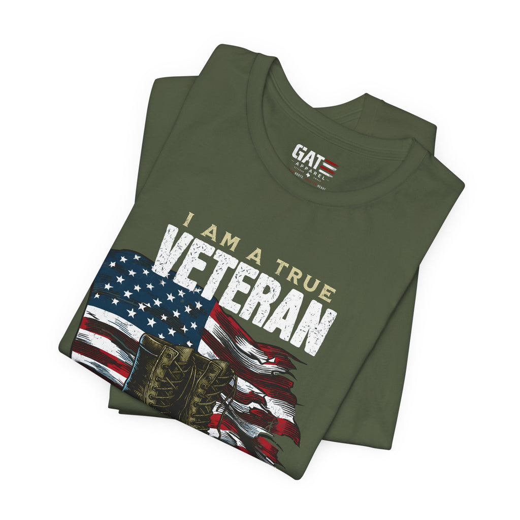 Veteran Shirt My Oath Never Expires, Proud Veteran Tee, Military Boots American Flag Shirt, Patriotic Veteran Gift for Men or Women