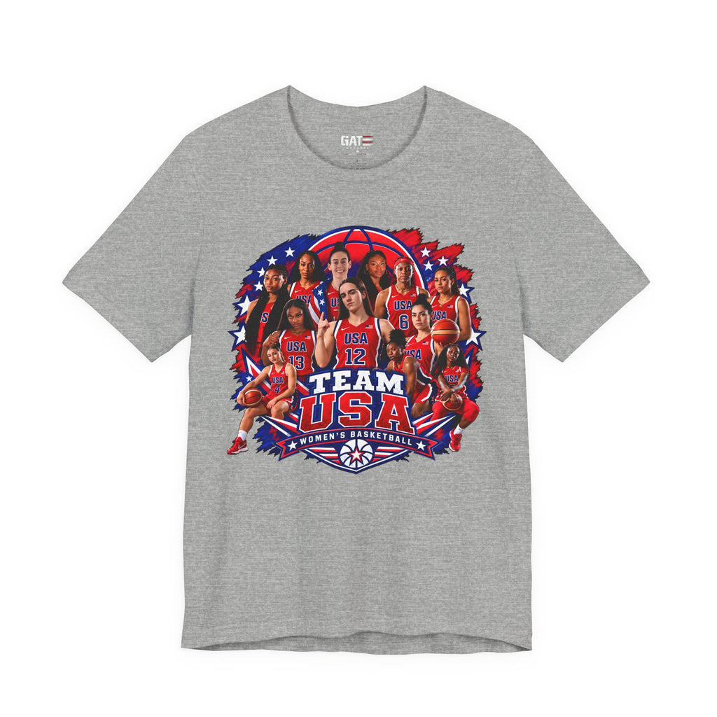 Team USA Women's Basketball Shirt | FIBA Tee 2026 Design 1