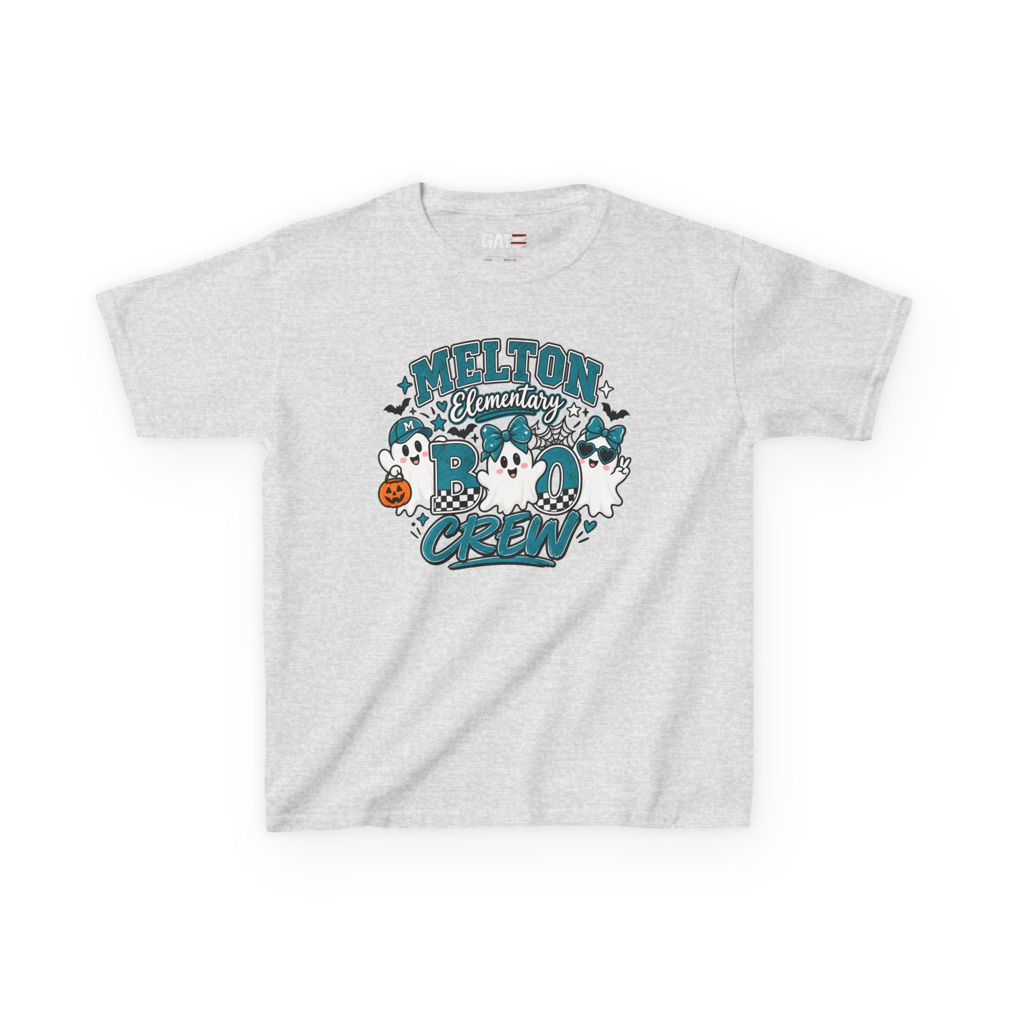 Melton Elementary Kids Boo Crew' Halloween T-Shirt