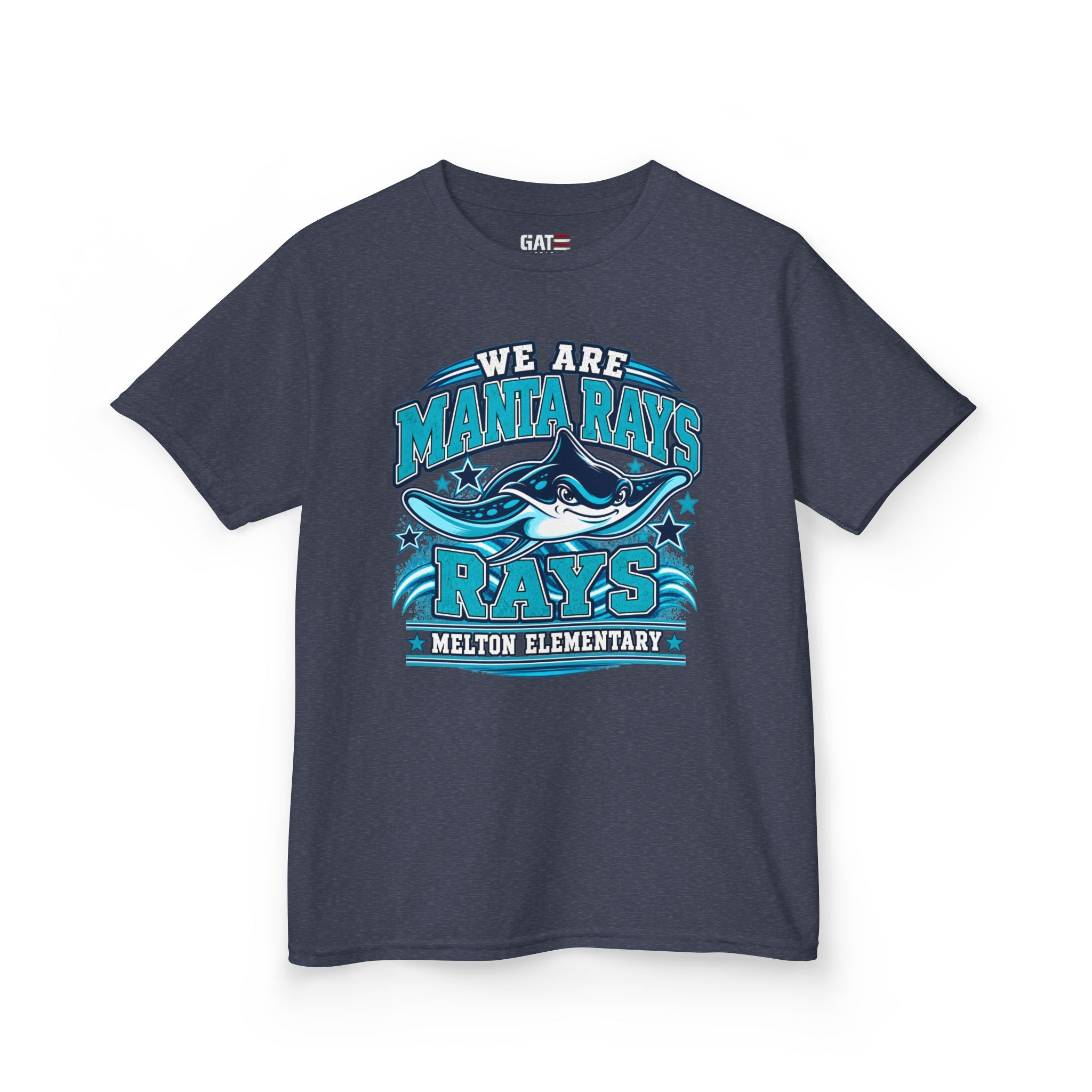 Melton Kids 'We Are Manta Rays' School Spirit T‑Shirt — Melton Elementary