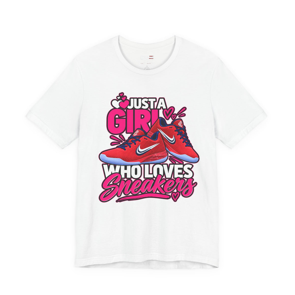 Caitlin Clark Caitlin 1s Just a Girl Sneaker Shirt | Style 2