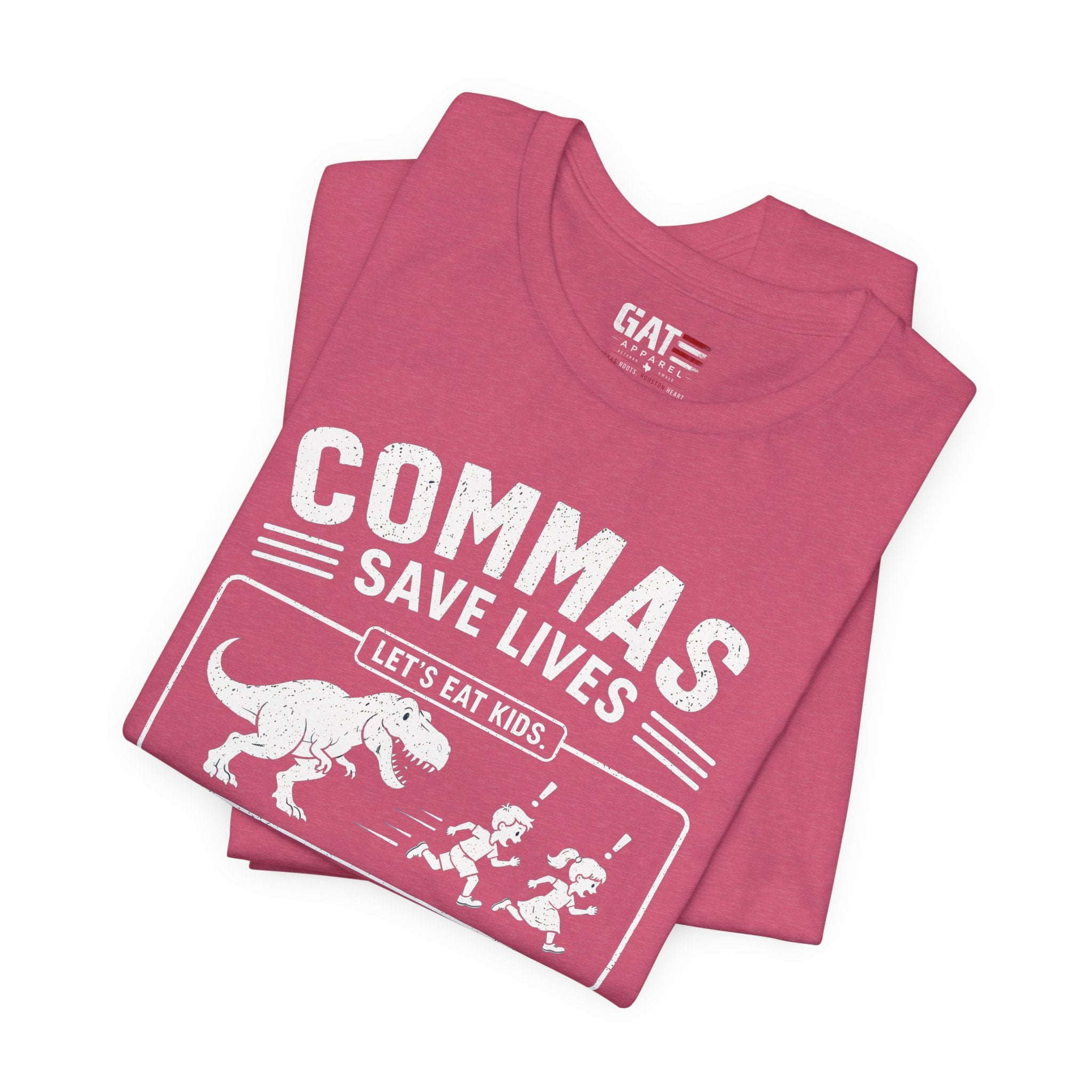 Funny Grammar Shirt, Commas Save Lives Shirt, Let's Eat Kids Tee, English Teacher Shirt, Punctuation Shirt, ELA Teacher Gift, Back to School
