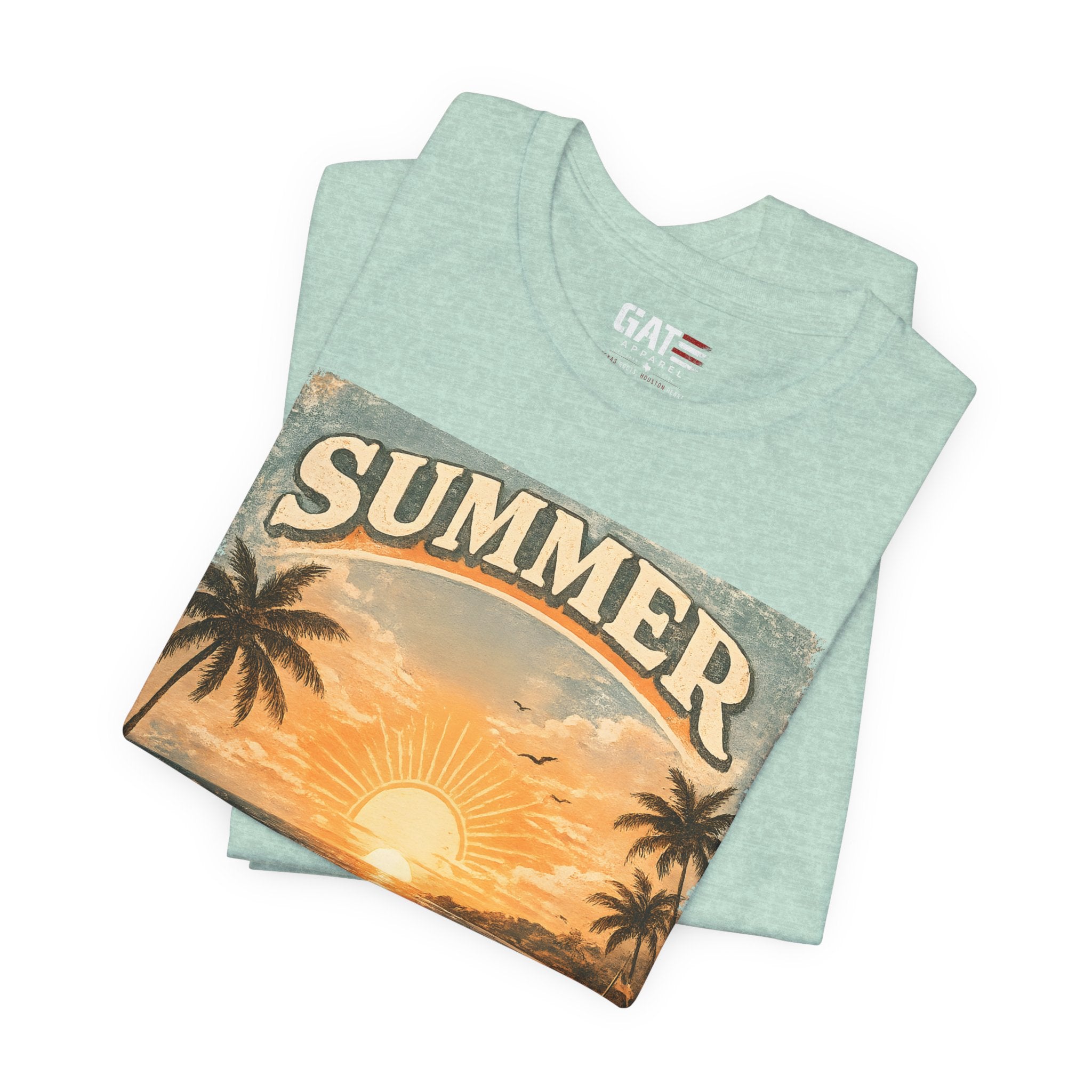 Du Bist Gut Genug Shirt, You Are Enough Tee, Summer Beach Sunset Graphic Shirt, German Quote Retro Aesthetic Tee