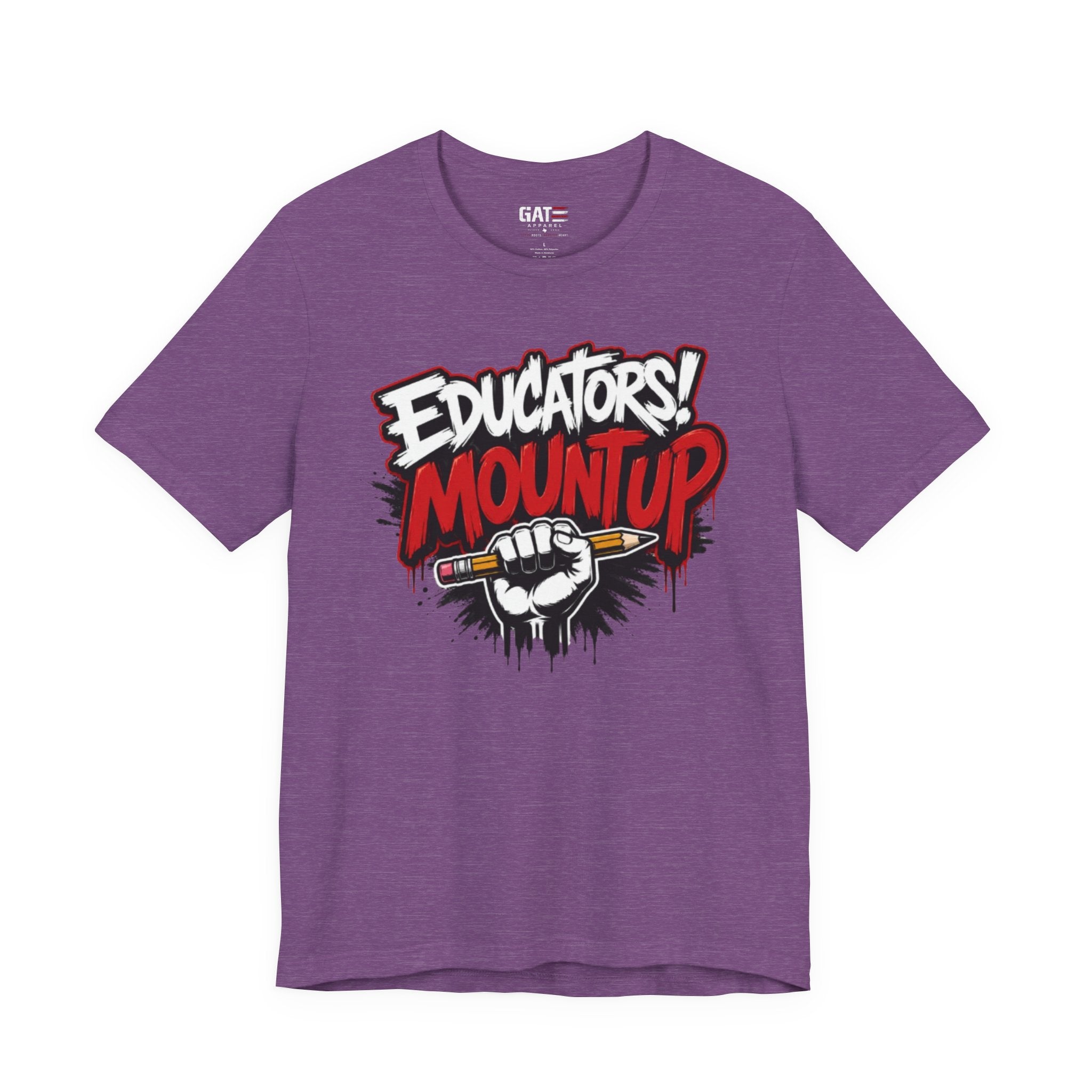 Educators Mount Up T-Shirt — Teacher Pride Graphic Tee