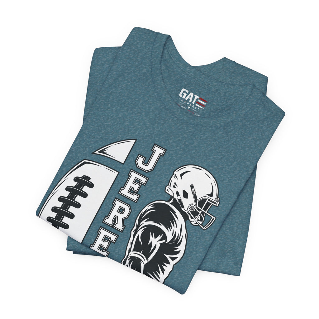 Football Mom Personalized Shirt Custom Player Name Number Game Day Tee