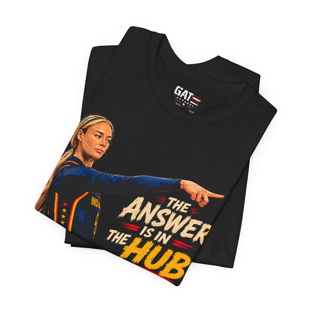 The Answer Is In The Hub Shirt | School Graphic Tee