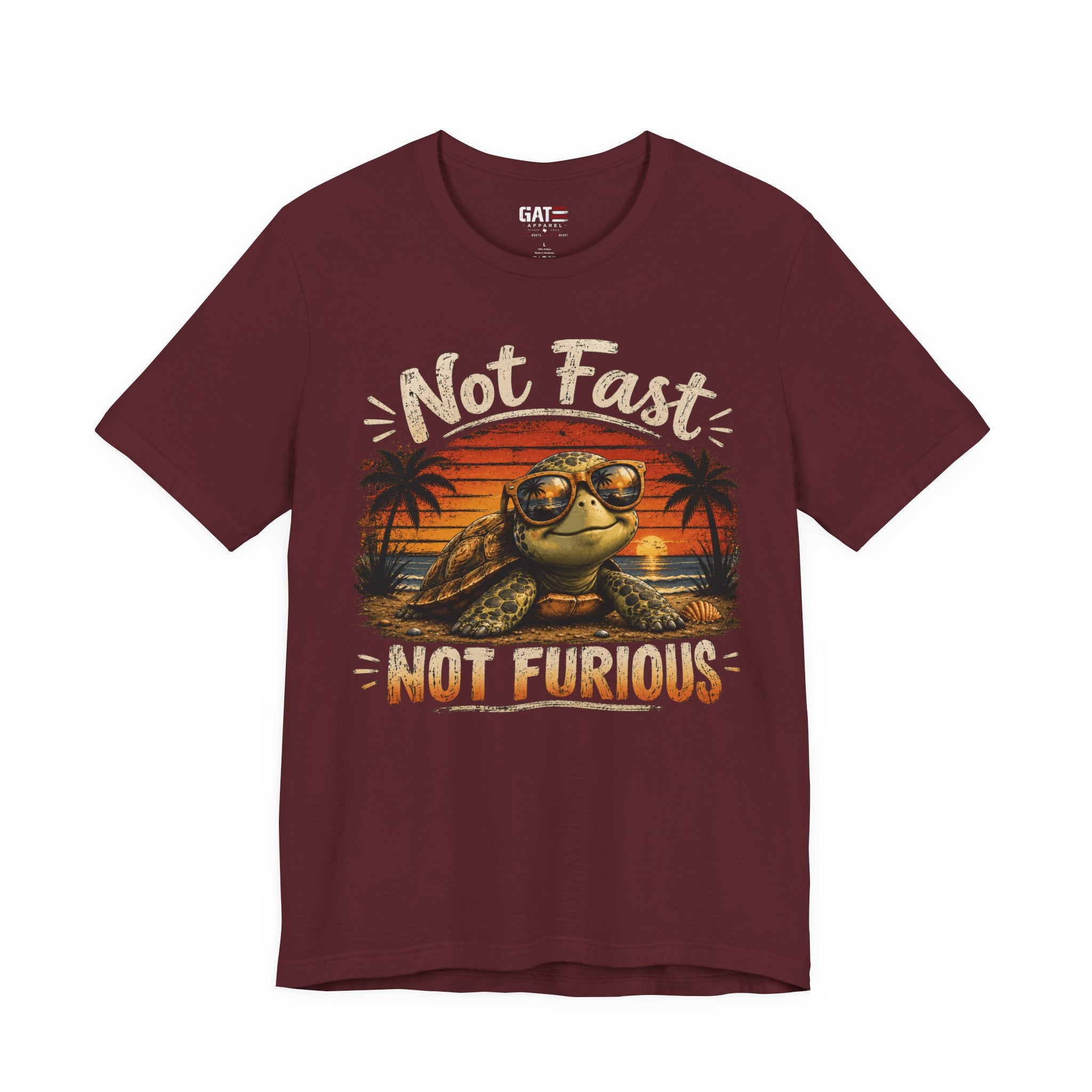 T-Shirt — “Not Fast Not Furious” Turtle Beach Tee