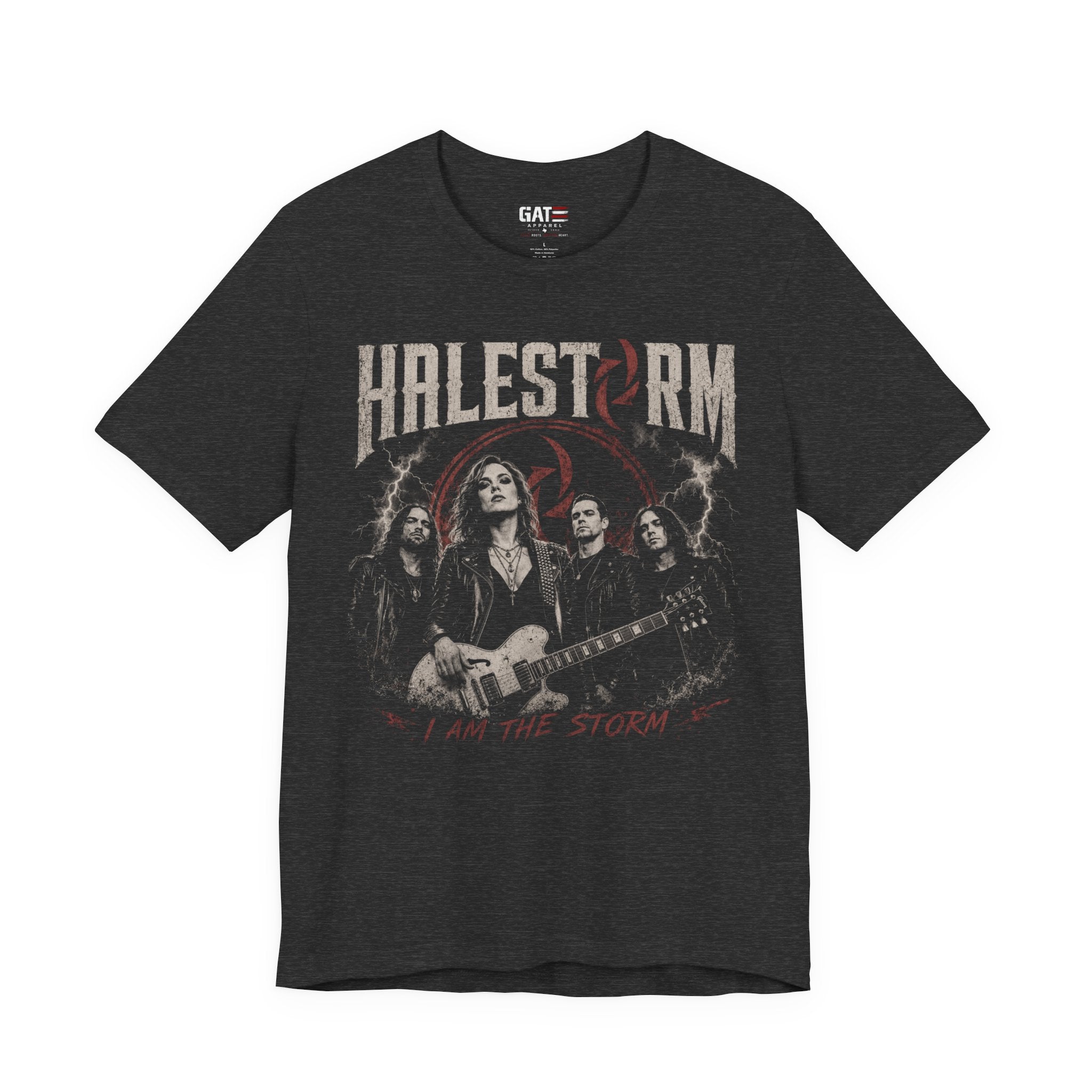 Halestorm Band Tee — "I Am the Storm" Rock Concert T‑Shirt