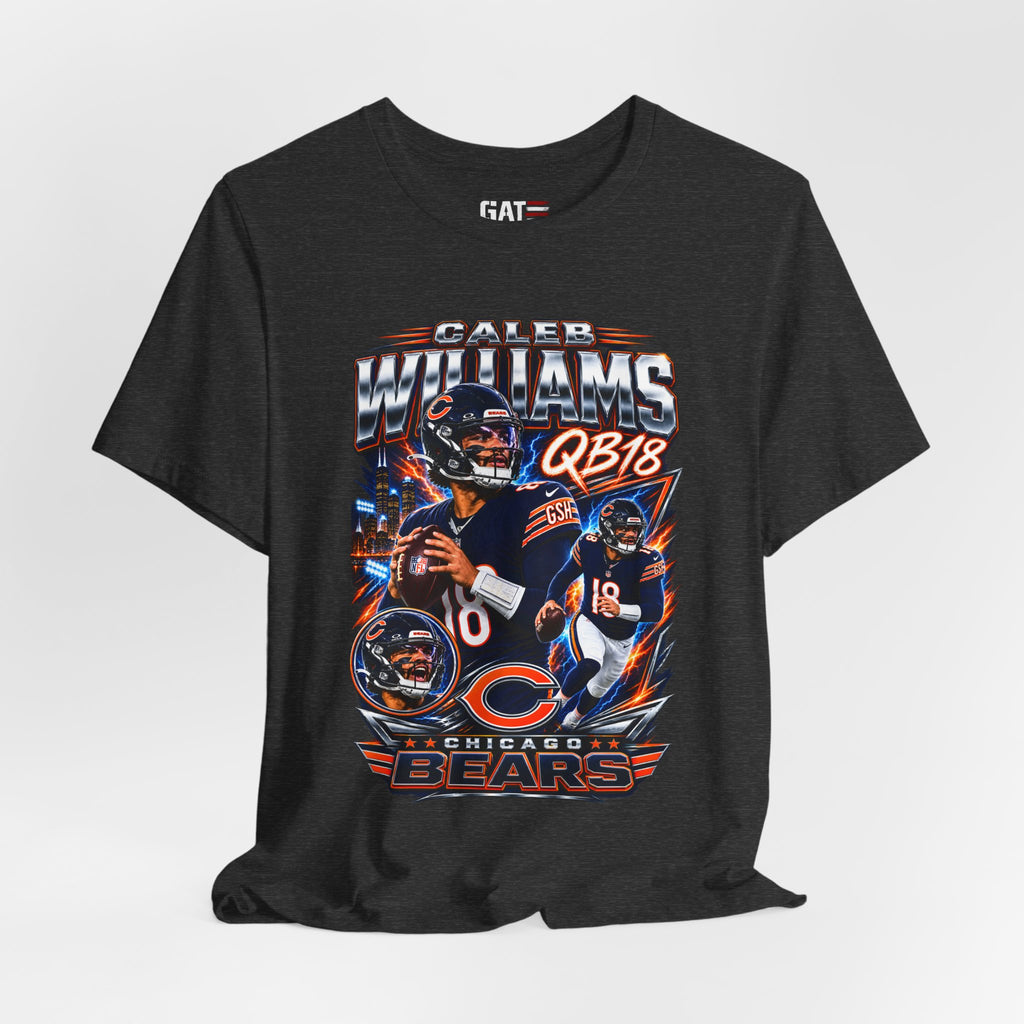 Caleb Williams Chicago Bears Tee Retro Player Graphic T-Shirt