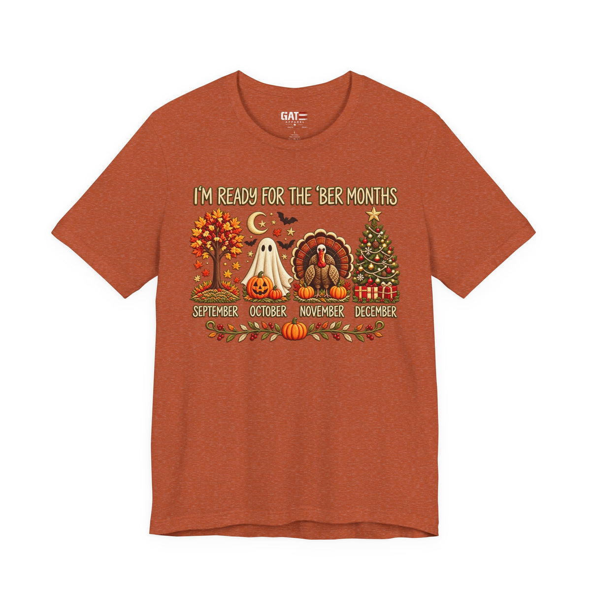 September to December Shirt | Fall Thanksgiving Christmas Tee