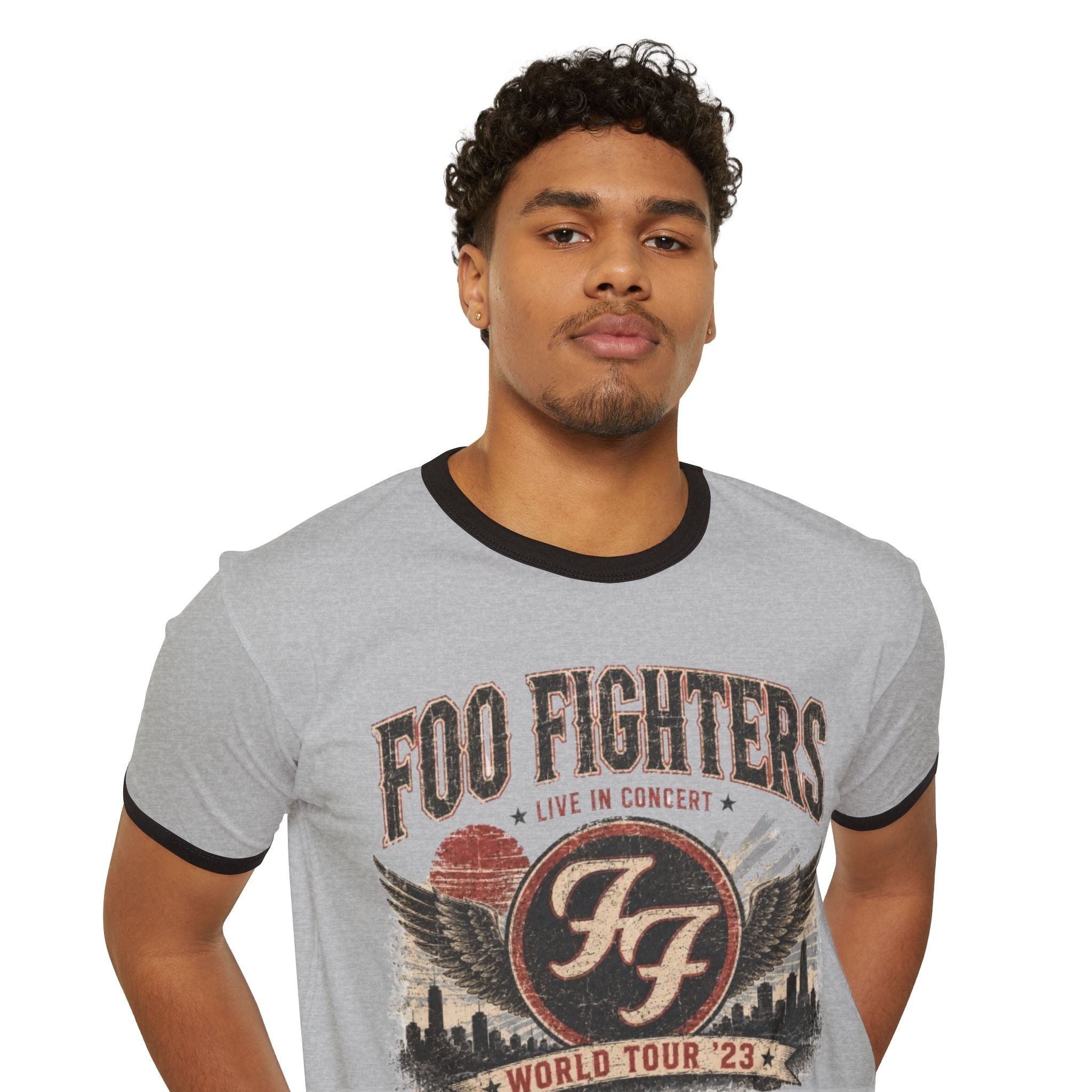 Foo Fighters Ringer T-Shirt – Live in Concert World Tour '23 Tee