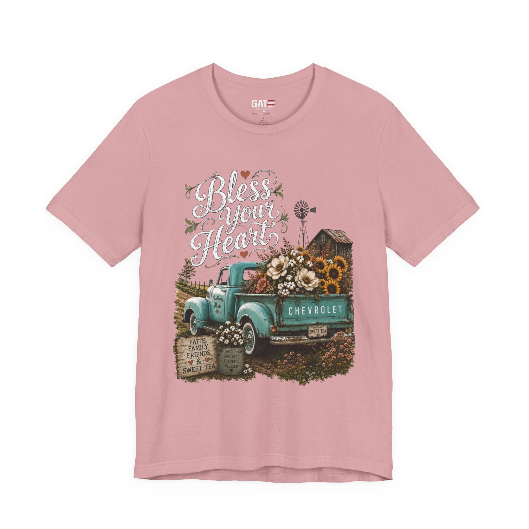 Funny Southern Shirt, Bless Your Heart Tee, Southern Humor Graphic Tee, Magnolia Floral Shirt, Country Girl Gift, Farmhouse Style Tee