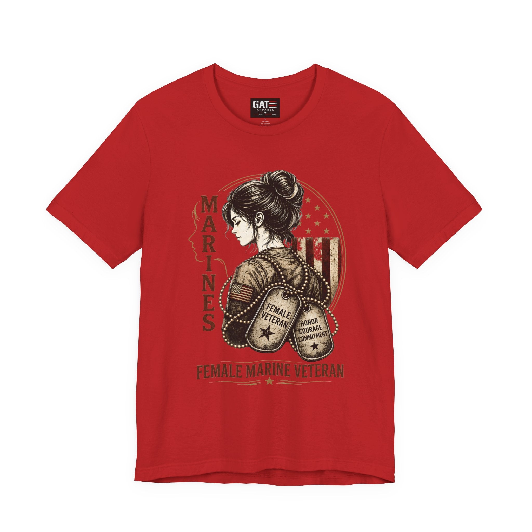 Female Marine Veteran Shirt Women Veteran Tee, Female Veteran Gift, Patriotic Military Shirt Women