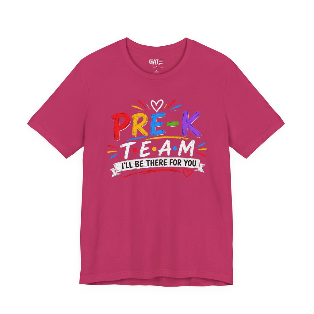 Pre-K Team Tee, Teacher Squad Shirt, Color Dot Inspired Teacher Shirt, Grade Level Team Gift, School Staff Apparel, Friends Theme