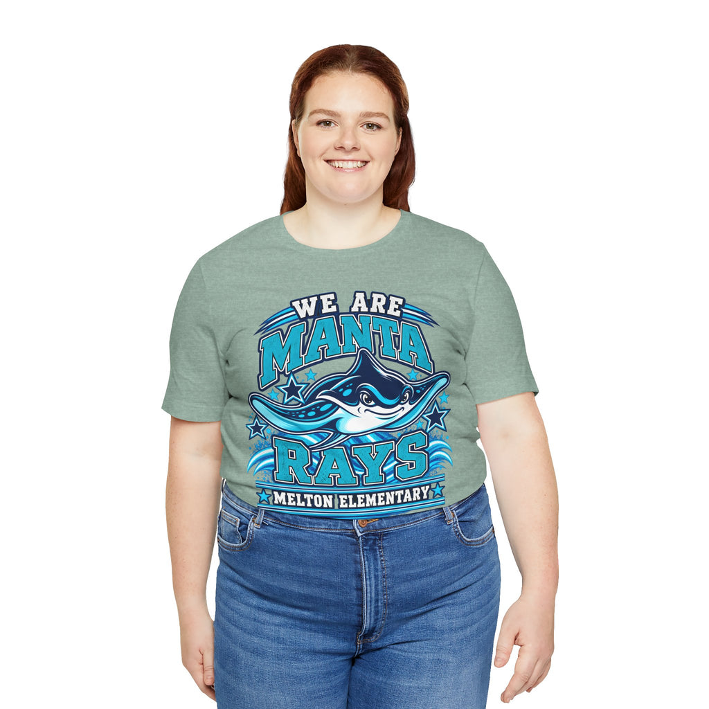 Melton Manta Rays School Tee – "We Are Manta Rays" Melton Elementary Spirit Shirt