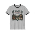 Trailhead Outfitters Ringer Tee — Vintage Camping Mountain T-Shirt
