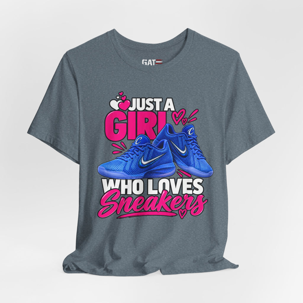 Caitlin Clark Caitlin 1s Just a Girl Sneaker Shirt | Style 1
