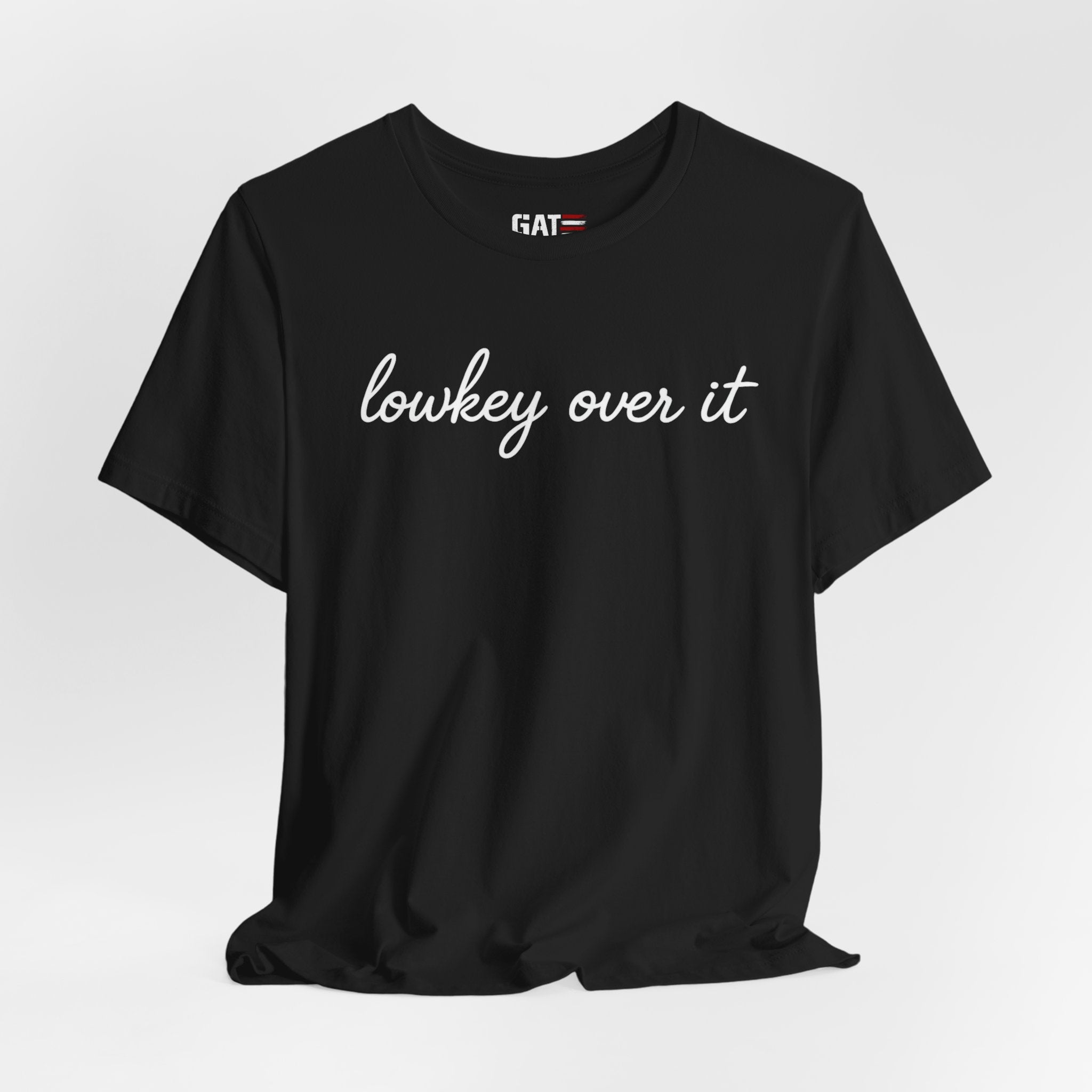 Lowkey Over It Shirt, Funny Gen Z Shirt, Introvert Tee, Trendy Aesthetic Shirt, Sarcastic Graphic Tee Gift