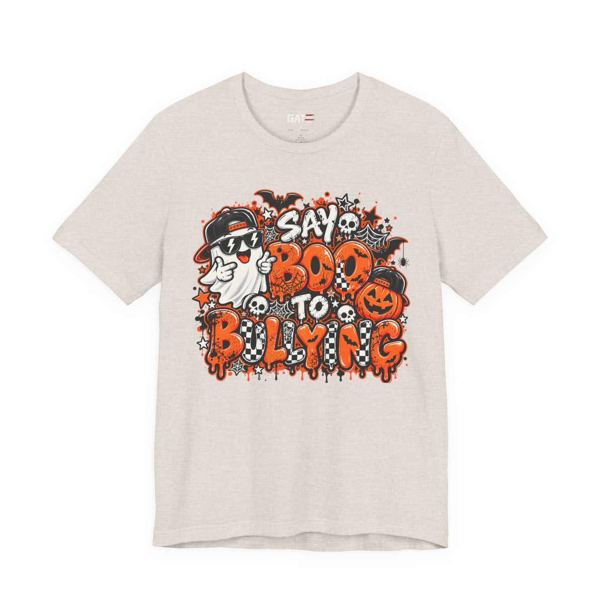 Anti-Bullying Teacher Shirt – Say Boo to Bullying Halloween Tee – product photo
