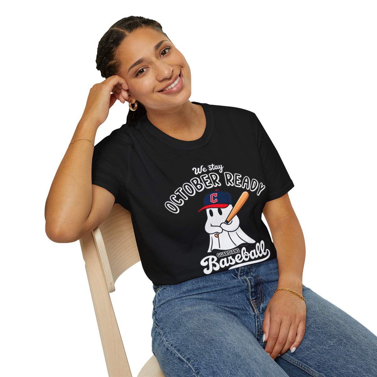 Cleveland baseball Halloween tee alternate mockup