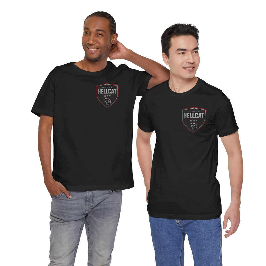 Dodge Hellcat SRT Graphic Tee — Muscle Car Illustration & Specs T-Shirt