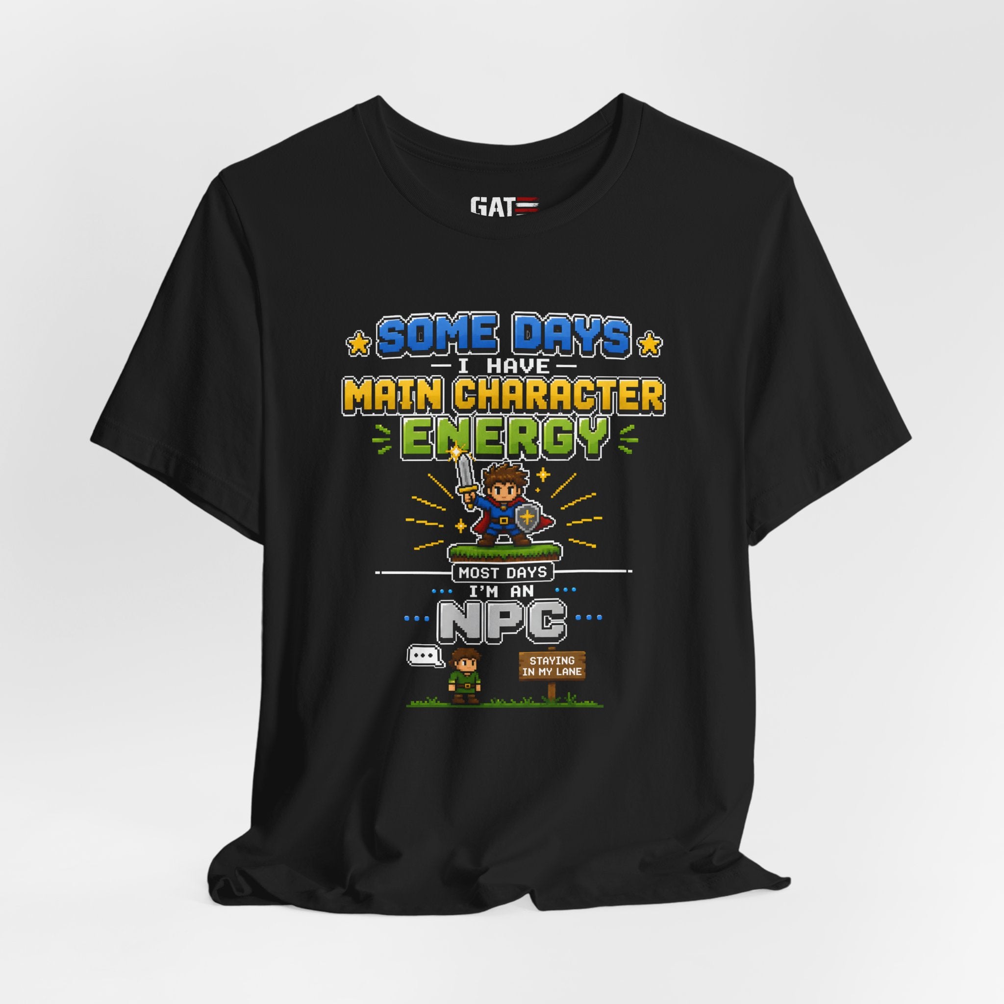 Main Character Energy Shirt | Retro Gaming Tee