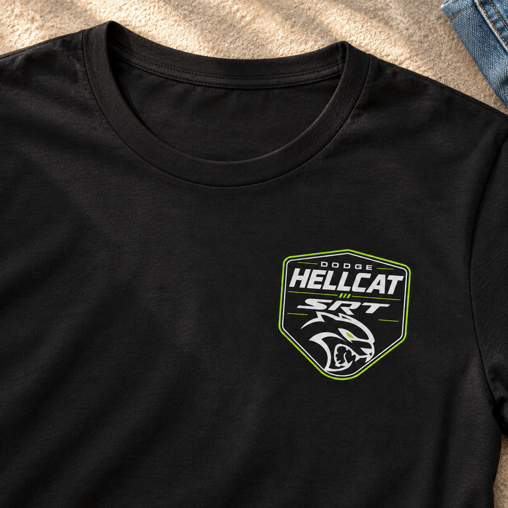 Personalized Car or Truck Shirt | Front & Back Custom Graphic — close-up lifestyle flat lay